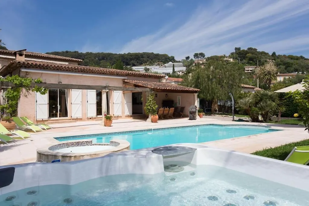 Spacious Villa Vallauris Cannes With Ac Throughout And Large Private Pool 0*,  France